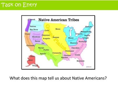 What does this map tell us about Native Americans?