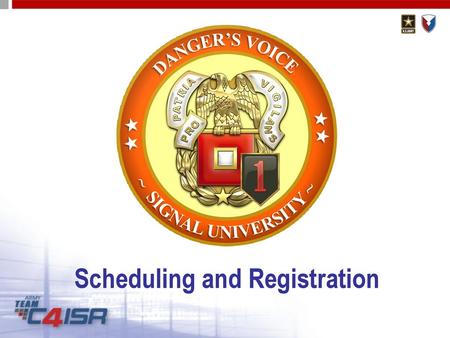 Scheduling and Registration