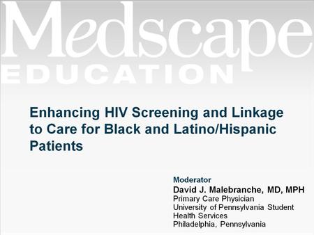 Program Goals Overview of HIV Epidemic HIV and Communities of Color.