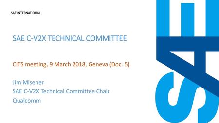 SAE C-V2X Technical Committee