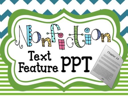 Text Feature Activities with Real Nonfiction Articles