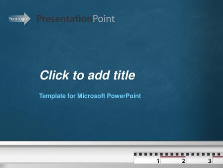 Template for Microsoft PowerPoint