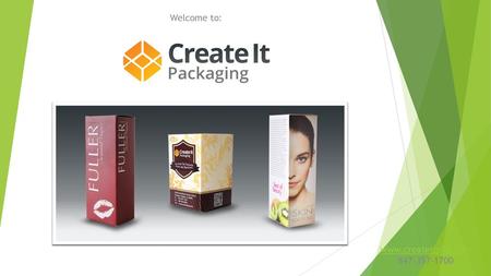 Welcome to: www.createitpkg.com 847-357-1700.