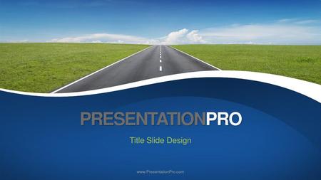 PRESENTATIONPRO Title Slide Design