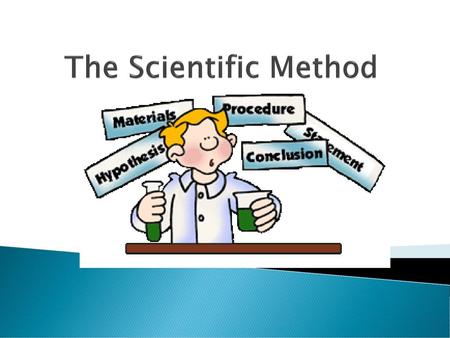 The Scientific Method.