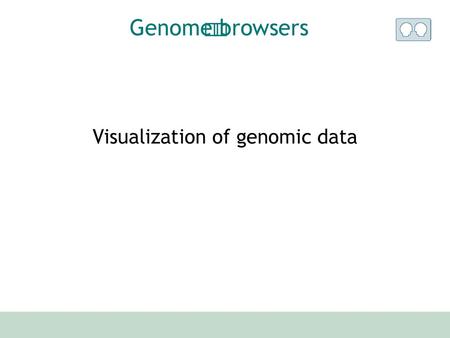 Visualization of genomic data