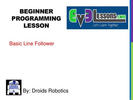 BEGINNER PROGRAMMING Lesson