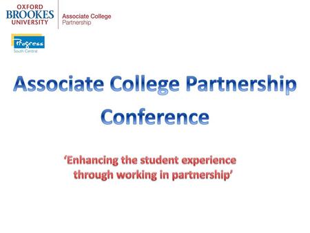 Associate College Partnership Conference