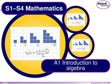 A1 Introduction to algebra