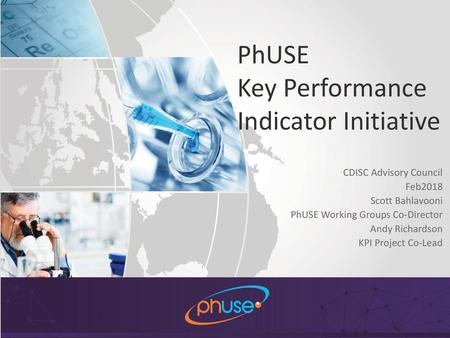 PhUSE Key Performance Indicator Initiative