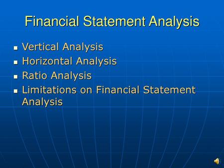 Financial Statement Analysis