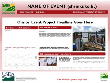 NAME OF EVENT (shrinks to fit) Onsite Event/Project Headline Goes Here