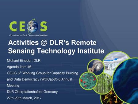 DLR’s Remote Sensing Technology Institute