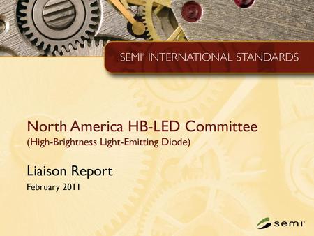 North America HB-LED Committee (High-Brightness Light-Emitting Diode)