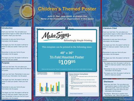 Children’s Themed Poster