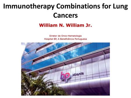 Immunotherapy Combinations for Lung Cancers