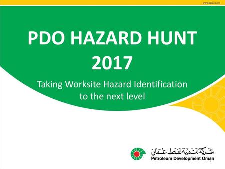 Taking Worksite Hazard Identification to the next level