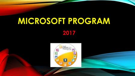 Microsoft Program 2017.