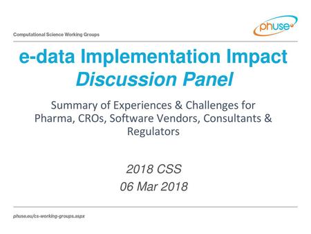 e-data Implementation Impact