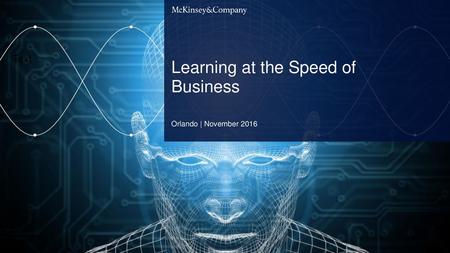 Learning at the Speed of Business