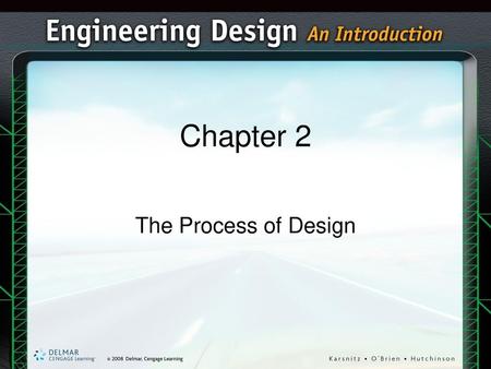 Chapter 2 The Process of Design.