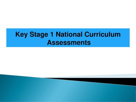 Key Stage 1 National Curriculum