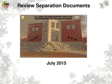 Review Separation Documents