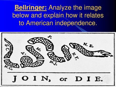 Need for Unity If the colonies were to be successful against Great Britain, it was imperative that they stand united. 13 separate states would be easily.