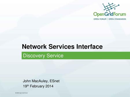 Network Services Interface