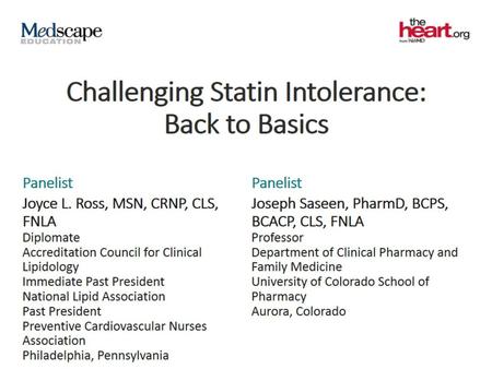 Challenging Statin Intolerance: Back to Basics