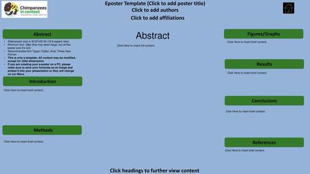 Abstract Eposter Template (Click to add poster title)