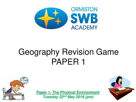 Geography Revision Game PAPER 1