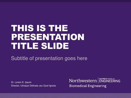 This is the presentation title slide