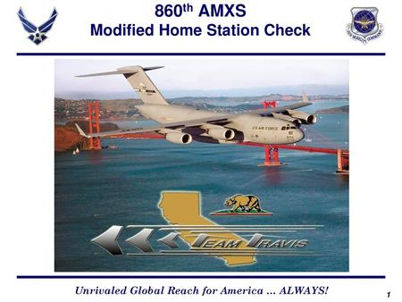 860th AMXS Modified Home Station Check