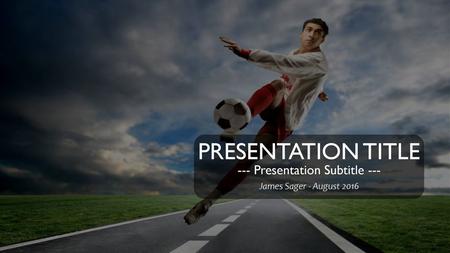 --- Presentation Subtitle ---