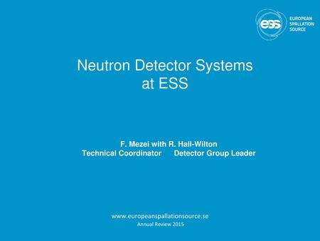 Neutron Detector Systems at ESS