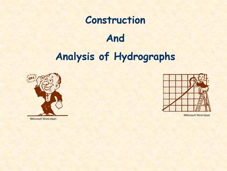 Analysis of Hydrographs