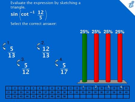 Evaluate the expression by sketching a triangle