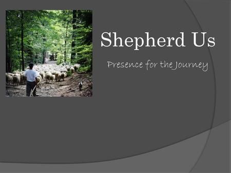 Shepherd Us Presence for the Journey