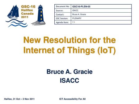 New Resolution for the Internet of Things (IoT)