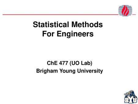 Statistical Methods For Engineers