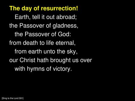 The day of resurrection