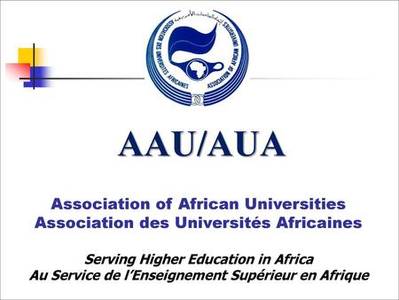 AAU/AUA Association of African Universities