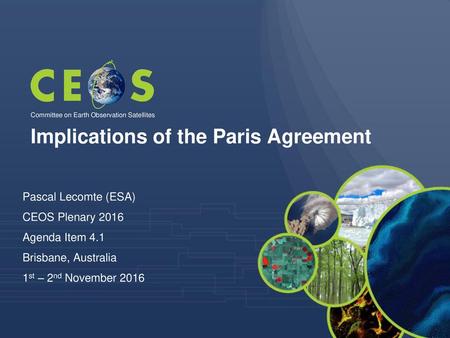 Implications of the Paris Agreement