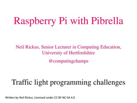 Traffic light programming challenges