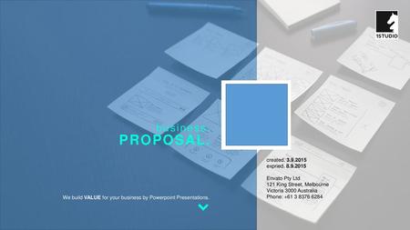 PROPOSAL. business. created expried Envato Pty Ltd