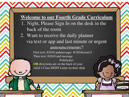 Welcome to our Fourth Grade Curriculum