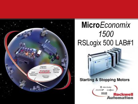 MicroEconomix 1500 RSLogix 500 LAB#1