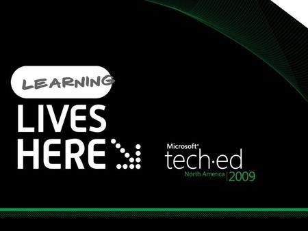 Tech·Ed North America /19/ :44 PM