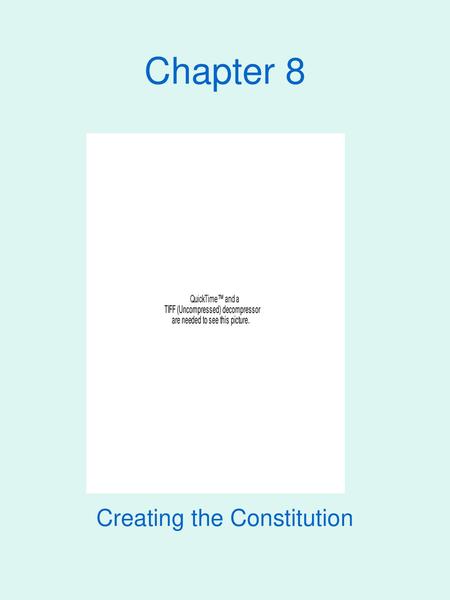 Creating the Constitution